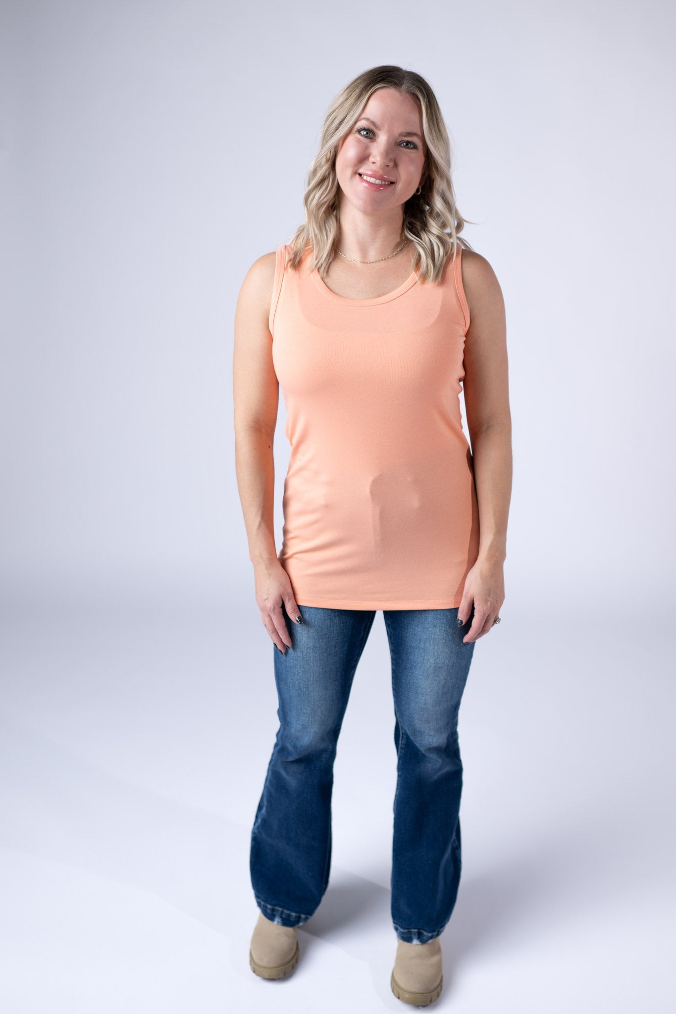 IN STOCK Ava Tank - Melon FINAL SALE