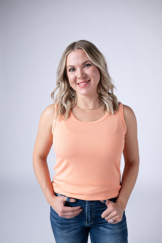 IN STOCK Ava Tank - Melon FINAL SALE