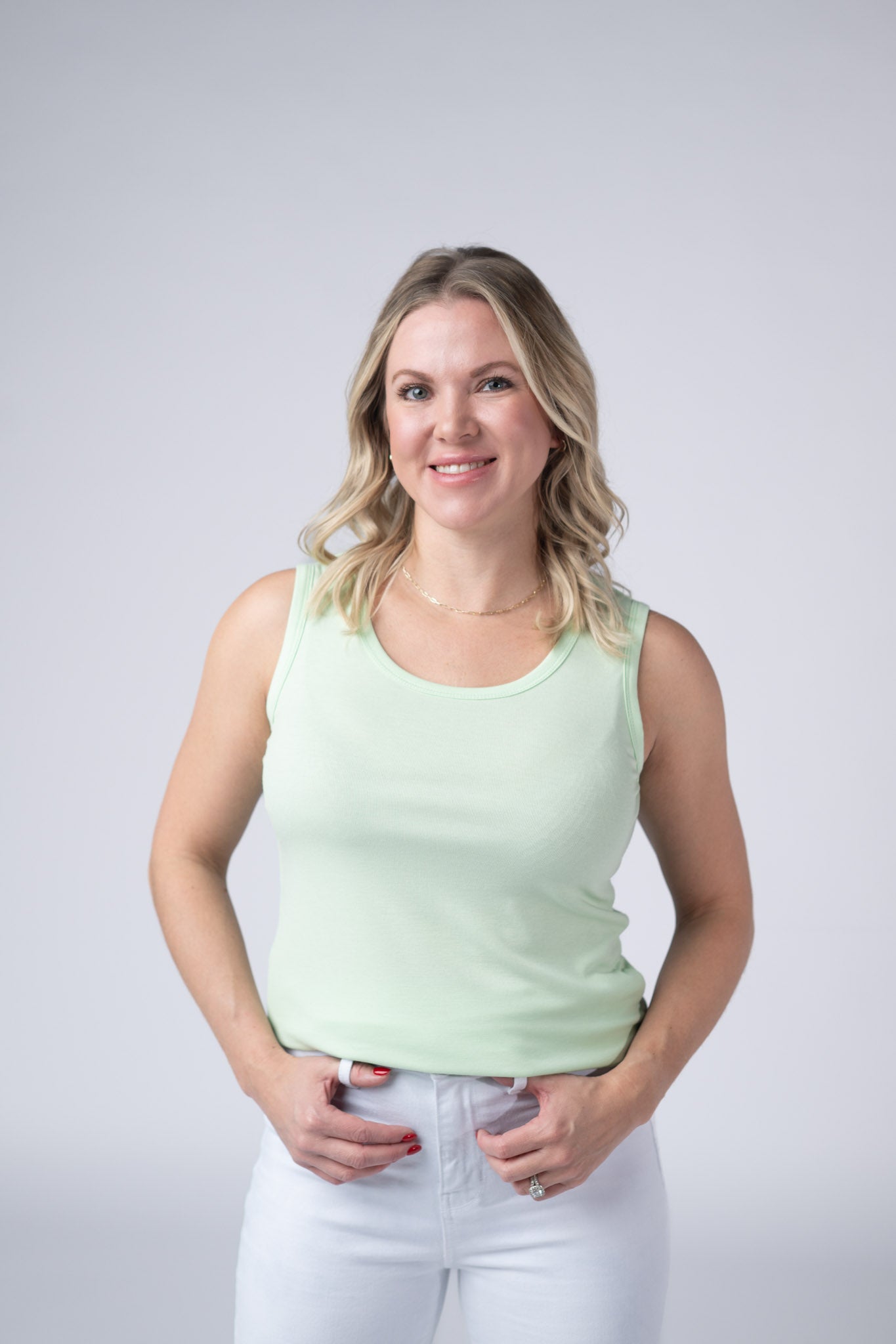 IN STOCK Ava Tank - Lime FINAL SALE