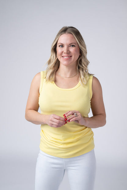 IN STOCK Ava Tank - Yellow FINAL SALE