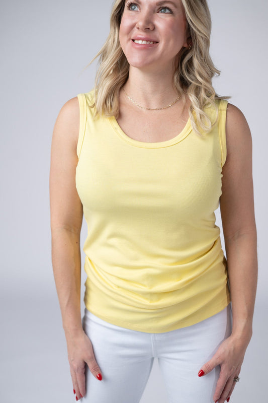 IN STOCK Ava Tank - Yellow FINAL SALE
