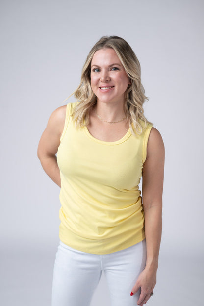 IN STOCK Ava Tank - Yellow FINAL SALE