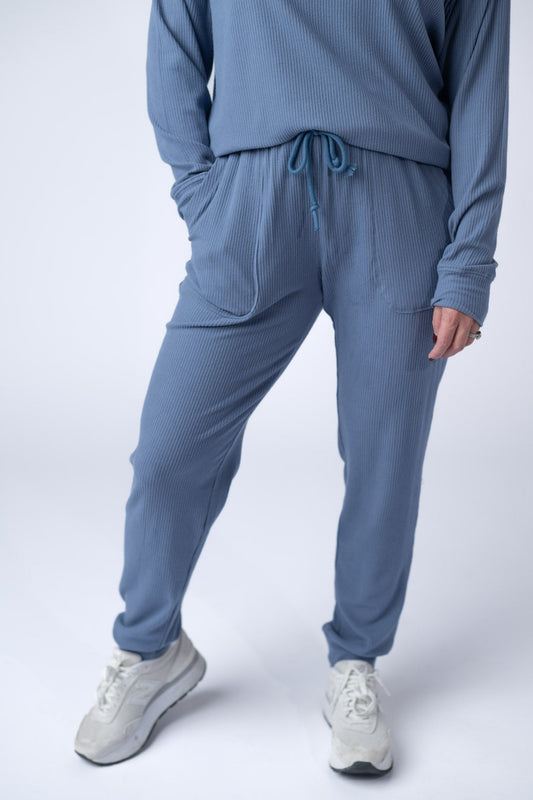 IN STOCK Corrine Joggers - Denim FINAL SALE