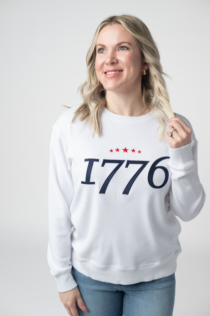 IN STOCK Corrine Embroidered Pullover Top - 1776 FINAL SALE