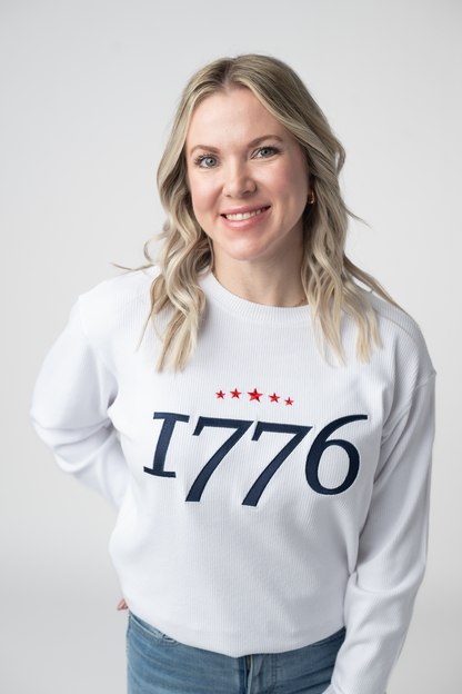 IN STOCK Corrine Embroidered Pullover Top - 1776 FINAL SALE
