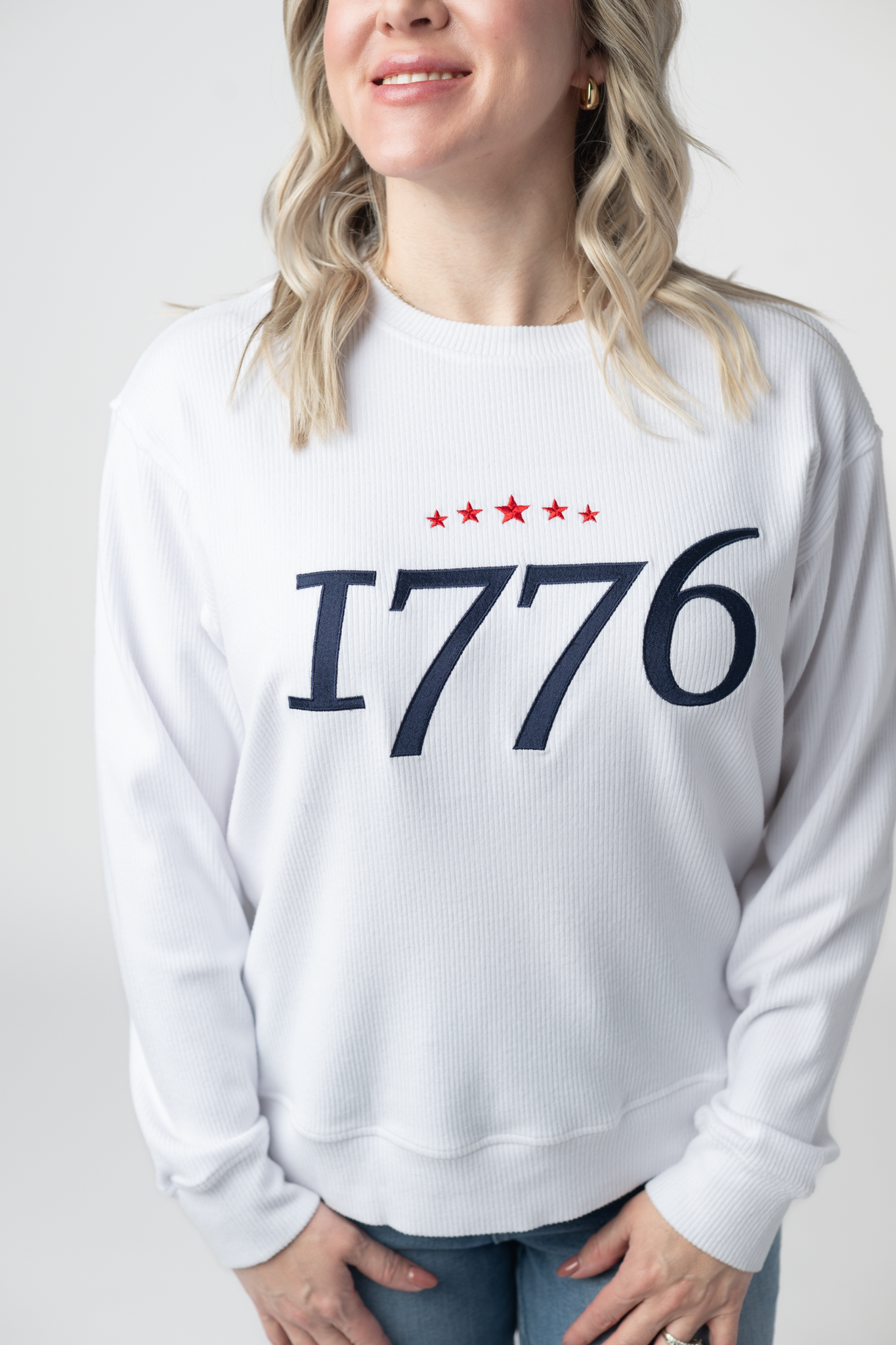 IN STOCK Corrine Embroidered Pullover Top - 1776 FINAL SALE