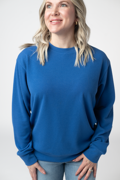 IN STOCK America Pullover - Blue FINAL SALE
