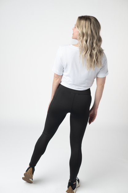 IN STOCK Athleisure Leggings - Black
