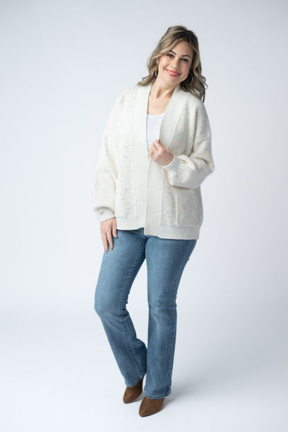 IN STOCK Kinsley Cardigan - Purple, Pink, and Green FINAL SALE