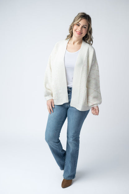 IN STOCK Kinsley Cardigan - Pink and Green Mix FINAL SALE