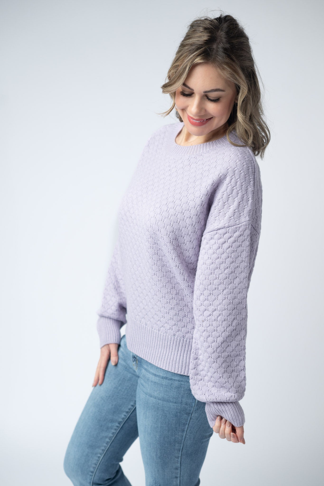 IN STOCK Gianna Pullover Sweater - Lavender FINAL SALE