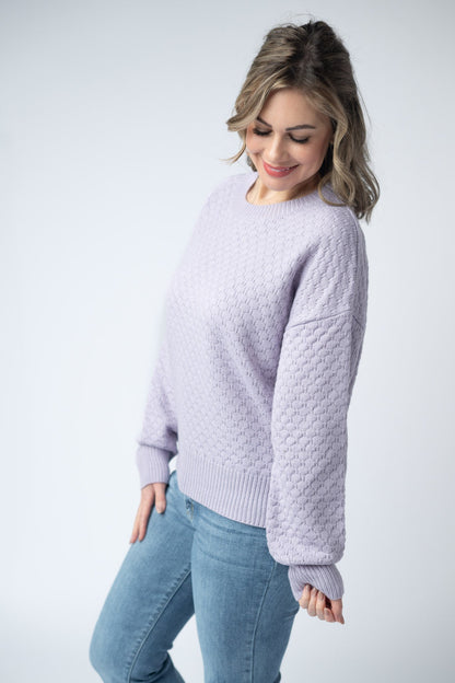 IN STOCK Gianna Pullover Sweater - Lavender FINAL SALE
