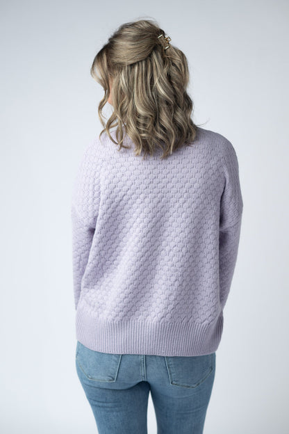 IN STOCK Gianna Pullover Sweater - Lavender FINAL SALE