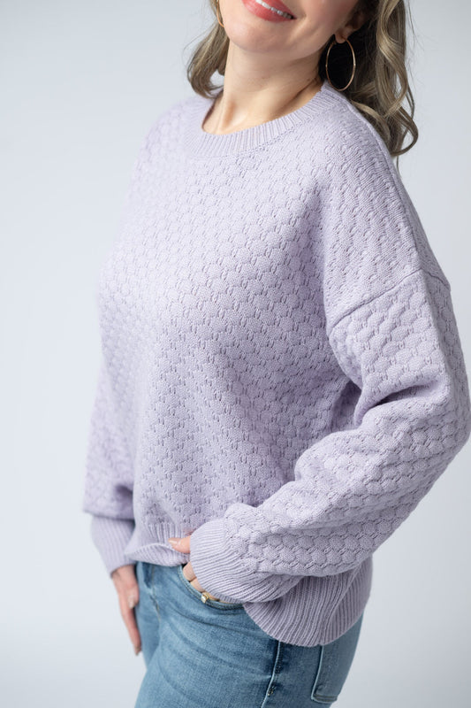 IN STOCK Gianna Pullover Sweater - Lavender FINAL SALE