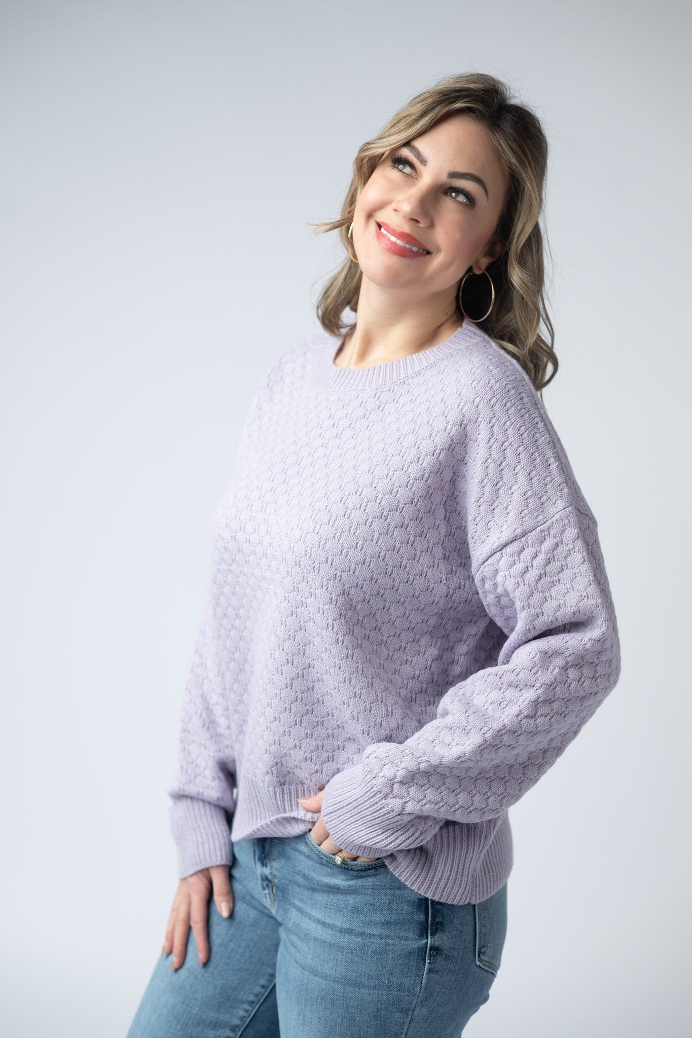 IN STOCK Gianna Pullover Sweater - Lavender FINAL SALE