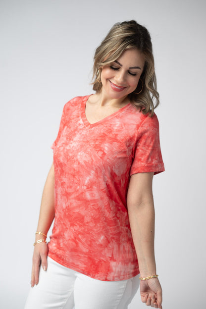 IN STOCK Sophie Top - Red Tie Dye FINAL SALE