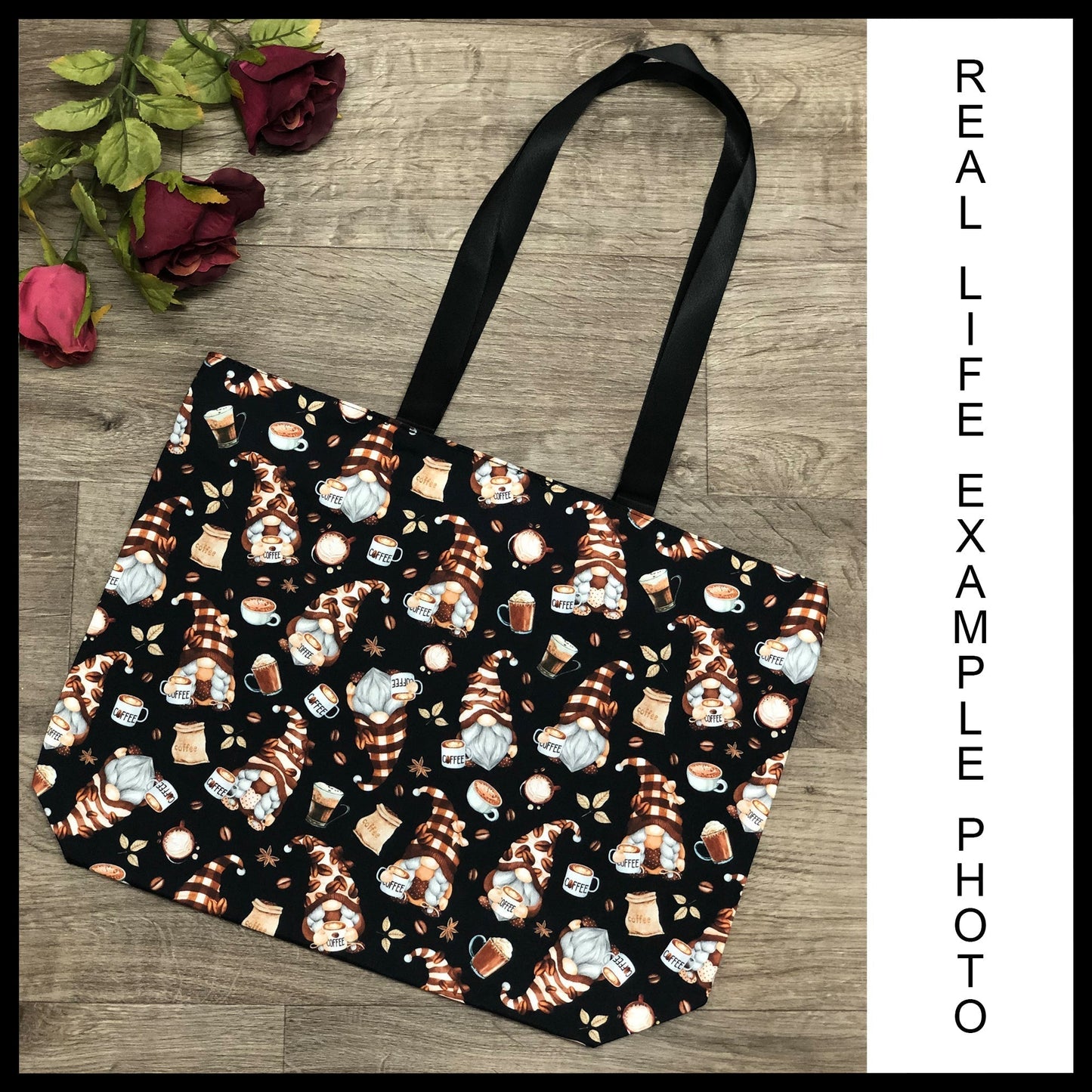 RTS - Phantom Roses Tote Bag