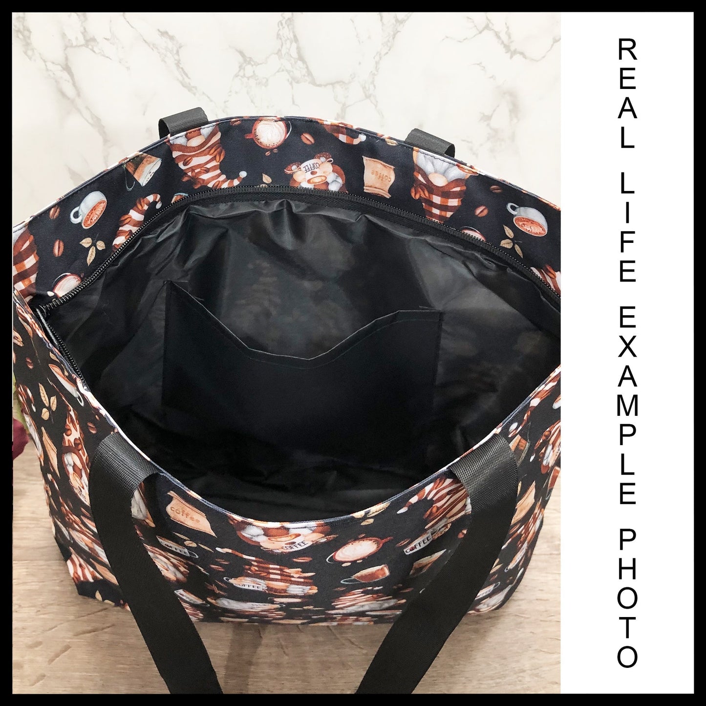 RTS - Phantom Roses Tote Bag