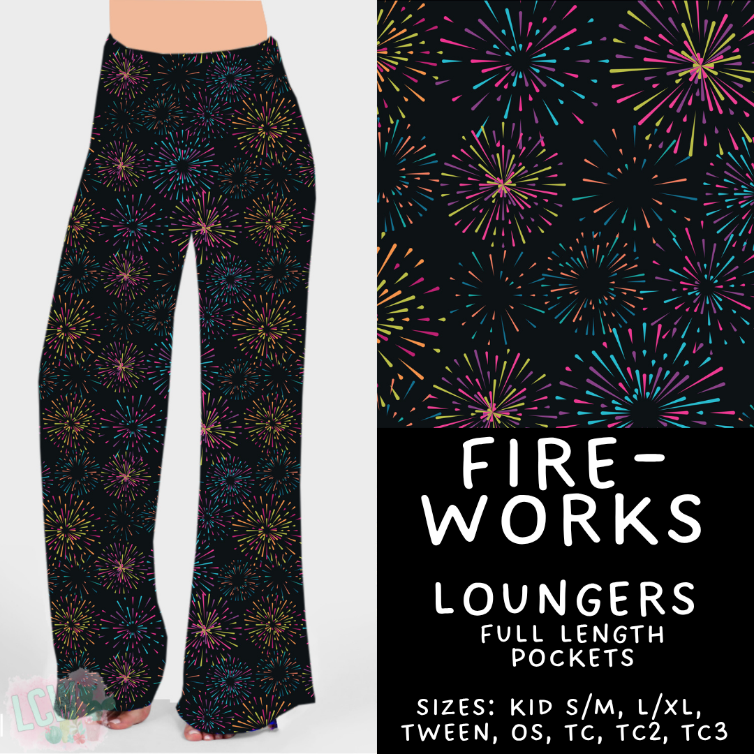 Batch #446 - New Year's Eve 2 - Closes 11/5 - ETA mid Dec - Fireworks Loungers