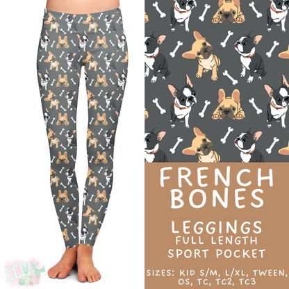 Batch #443 - September Request Run - Closes 11/6 - ETA mid/late Dec - French Bones Full Length Leggings