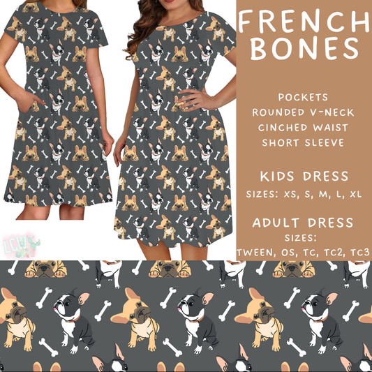 Batch #443 - September Request Run - Closes 11/6 - ETA mid/late Dec - French Bones Women's & Girls Dresses