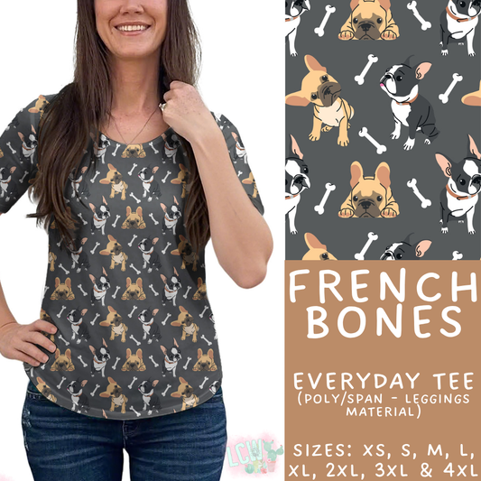 Batch #443 - September Request Run - Closes 11/6 - ETA mid/late Dec - French Bones Everyday Tee