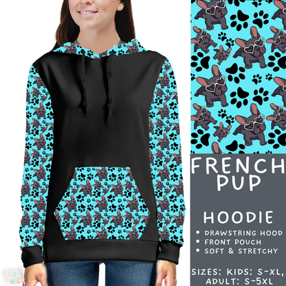 Batch #443 - September Request Run - Closes 11/6 - ETA mid/late Dec - French Pup Hoodie