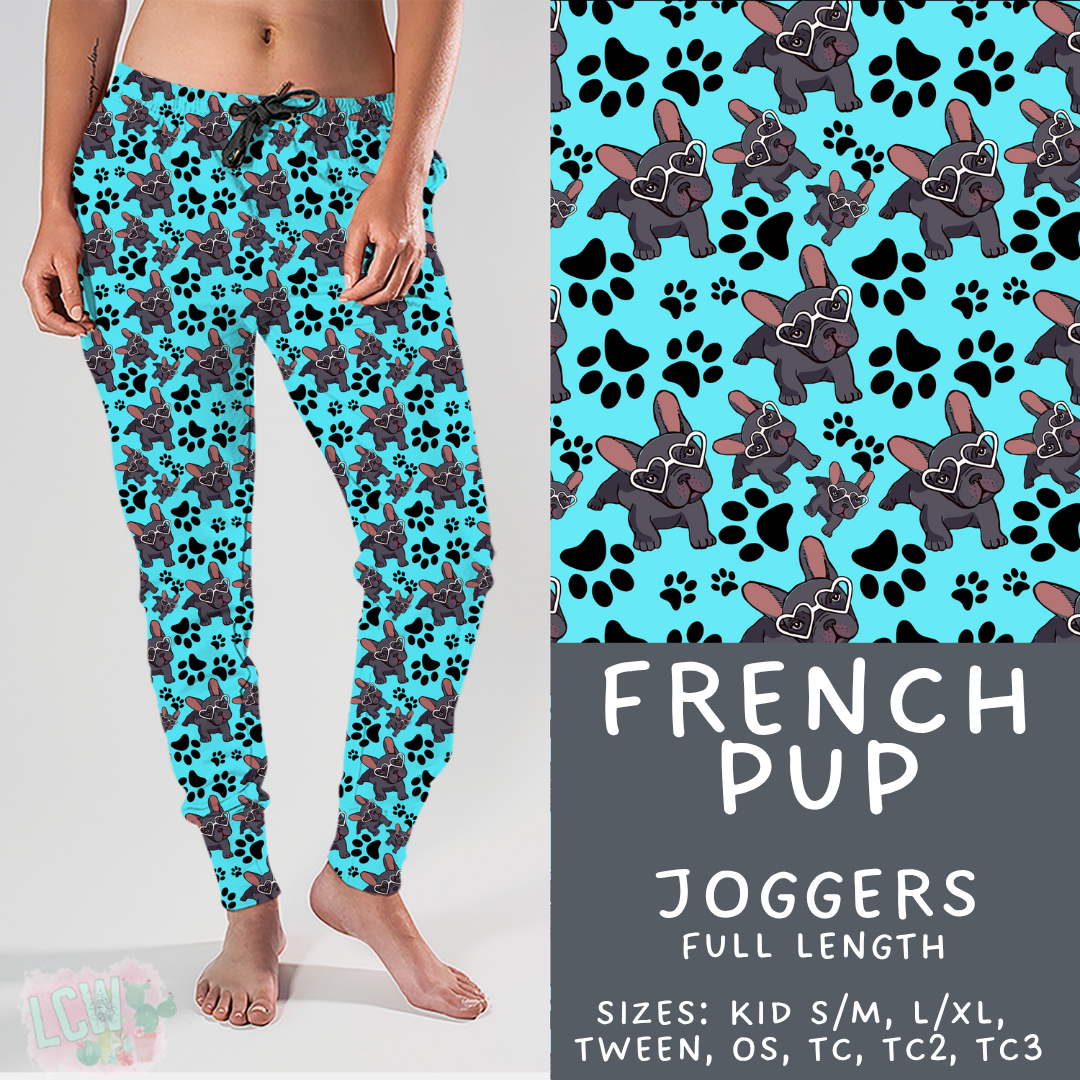 Batch #443 - September Request Run - Closes 11/6 - ETA mid/late Dec - French Pup Joggers