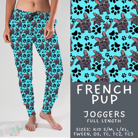 Batch #443 - September Request Run - Closes 11/6 - ETA mid/late Dec - French Pup Joggers