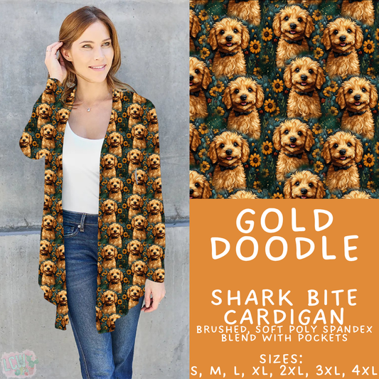 Batch #443 - September Request Run - Closes 11/6 - ETA mid/late Dec - Gold Doodle Cardigan