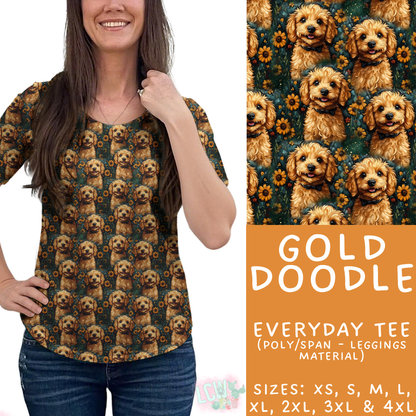 Batch #443 - September Request Run - Closes 11/6 - ETA mid/late Dec - Gold Doodle Everyday Tee
