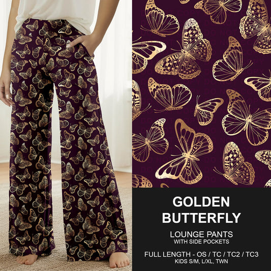 B260 - Preorder Golden Butterfly Lounge Pants (Closes 11/09. ETA mid Jan.)