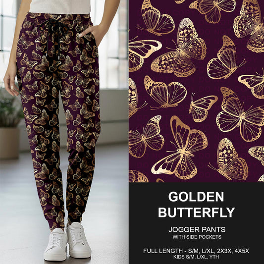 B260 - Preorder Golden Butterfly Joggers (Closes 11/09. ETA mid Jan.)