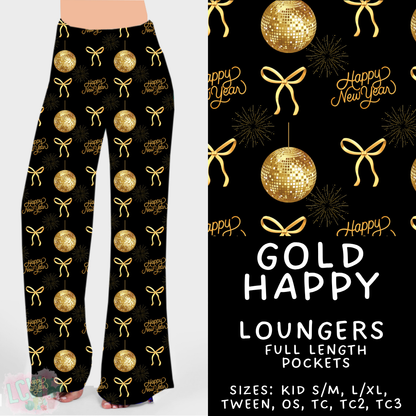 Batch #446 - New Year's Eve 2 - Closes 11/5 - ETA mid Dec - Gold Happy Loungers