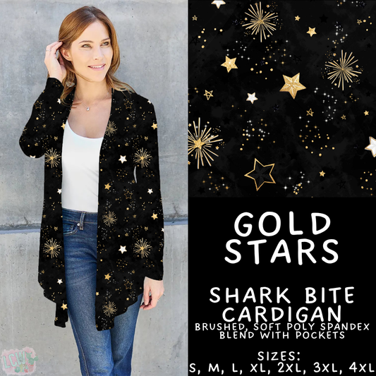 Batch #446 - New Year's Eve 2 - Closes 11/5 - ETA mid Dec - Gold Stars Cardigan