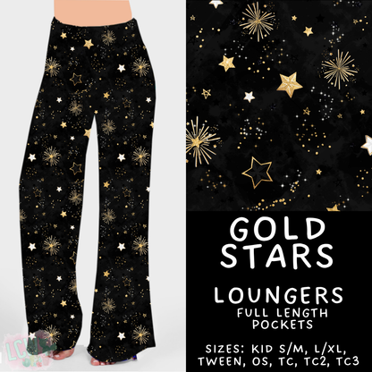 Batch #446 - New Year's Eve 2 - Closes 11/5 - ETA mid Dec - Gold Stars Loungers