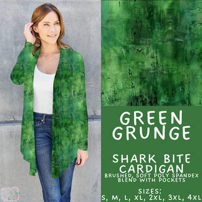 Batch #441 - Color Grunge - Closes 11/3 - ETA mid Dec - Green Grunge Cardigan