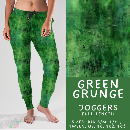 Batch #441 - Color Grunge - Closes 11/3 - ETA mid Dec - Green Grunge Joggers