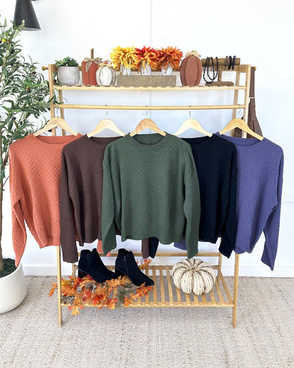 IN STOCK Gianna Pullover Sweater - Brown