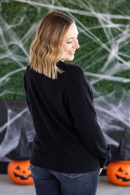 IN STOCK Corrine Embroidered Pullover Top - BOO FINAL SALE