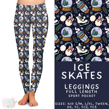 Batch #445 - Fun Run 16 - Closed 11/10 - ETA late Dec - Ice Skates Full Length Leggings
