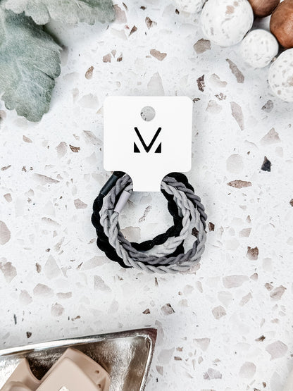 IN STOCK Black and Grey Hair Tie Sets FINAL SALE