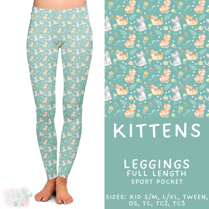 Batch #445 - Fun Run 16 - Closed 11/10 - ETA late Dec - Kittens Full Length Leggings