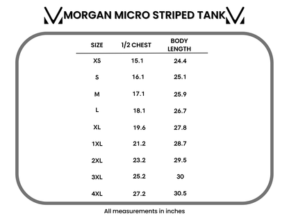 IN STOCK Morgan Micro Striped Tank - Pink