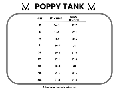 IN STOCK Poppy Tank - Blue Freedom Stars FINAL SALE