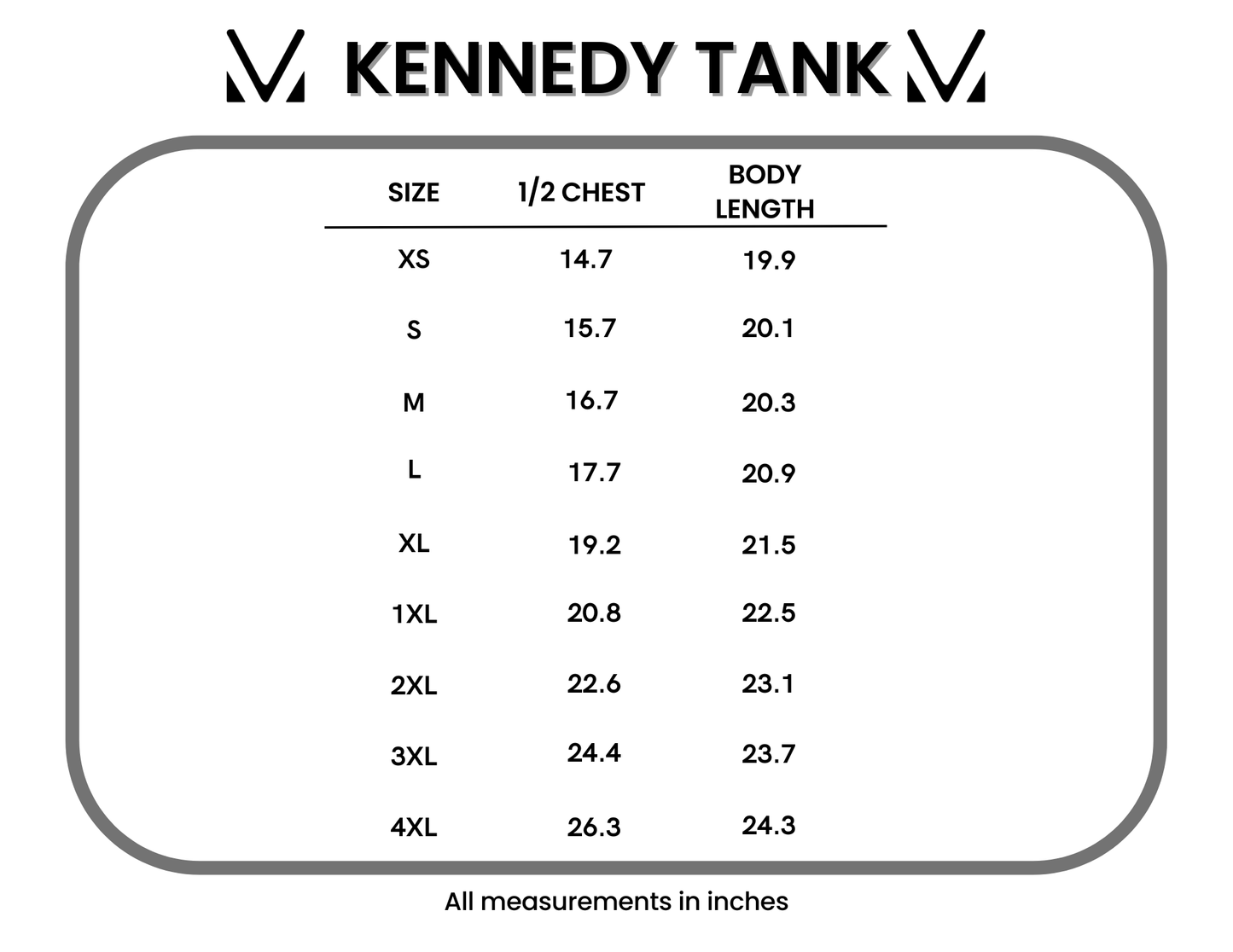 IN STOCK Kennedy Tank - Dusty Blue