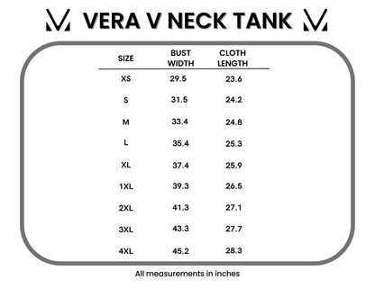 IN STOCK Vera V Neck Tank - Slate Purple