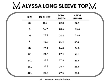 IN STOCK Alyssa Long Sleeve Top - Pink Bloom FINAL SALE
