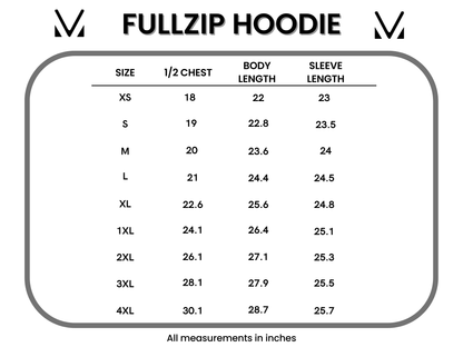IN STOCK Fullzip Hoodie - Striped Red, White, and Micro Blue Stars FINAL SALE