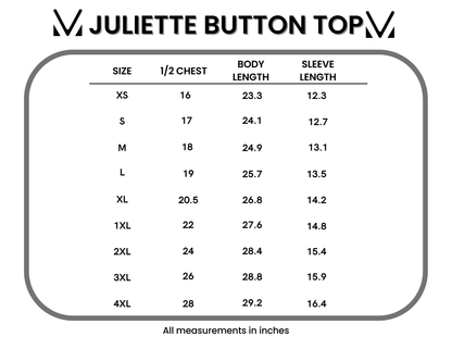 IN STOCK Juliette Button Top - Red FINAL SALE